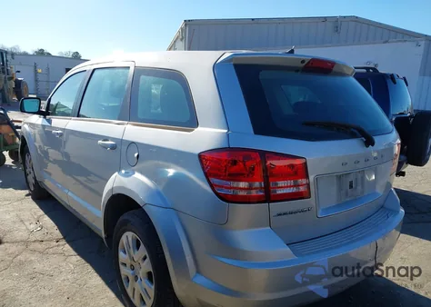 2014 Dodge Journey American Value Pkg z USA, uszkodzony, nr VIN 3C4PDCAB2ET301772